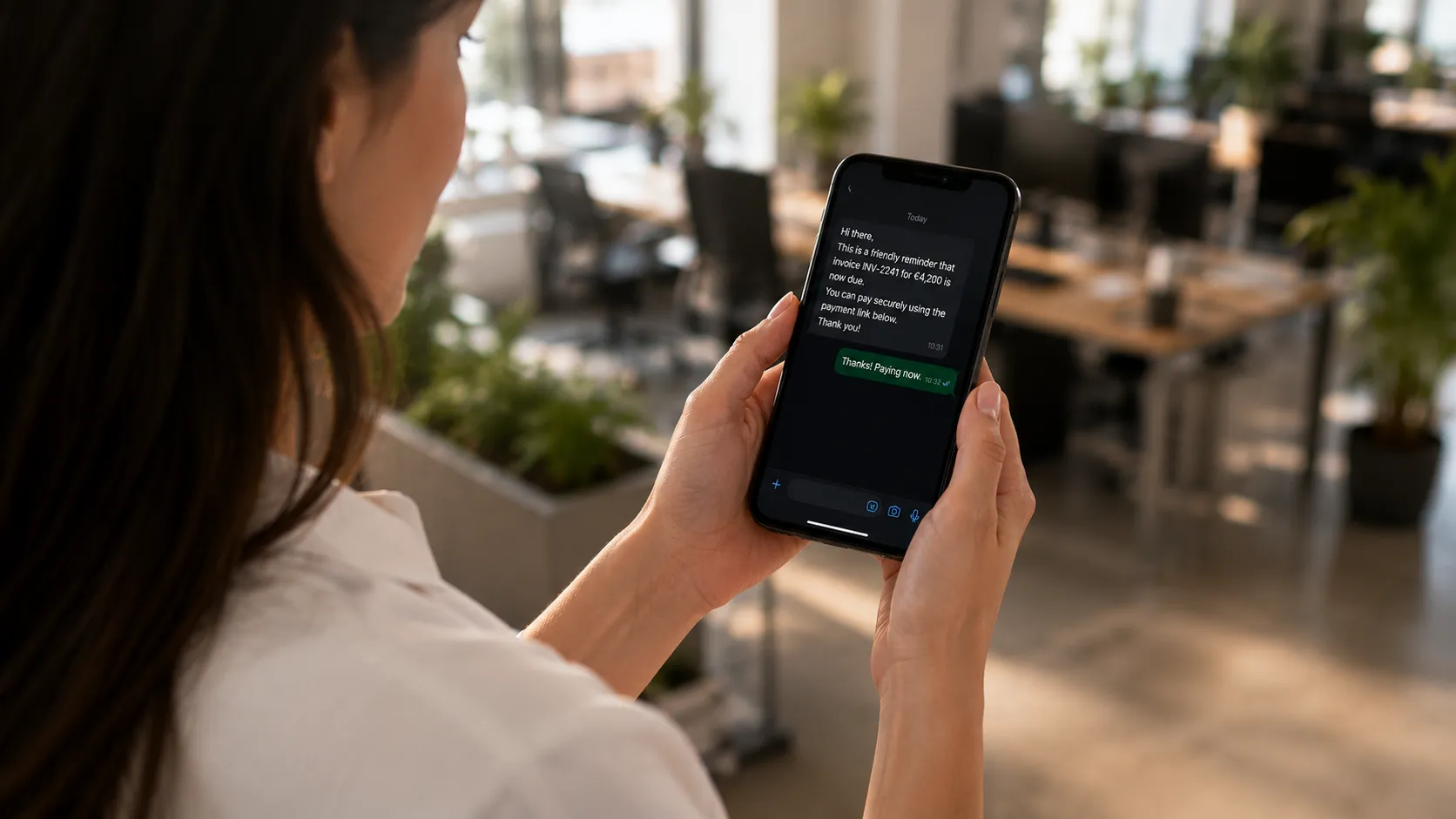 Recordatori automatitzat per WhatsApp de Flovanta
